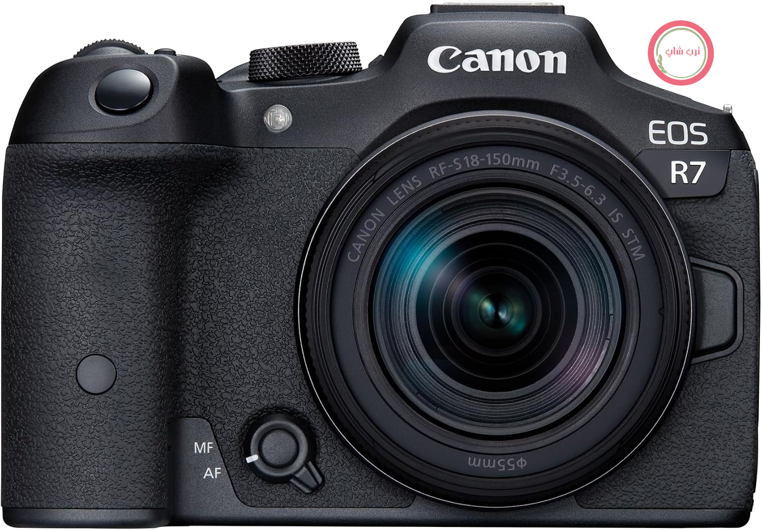 دوربین عکاسی و فیلم‌برداری کانن ژاپن EOS R7 با لنز RF-S 18–150 میلی‌متری - حسگر CMOS APS-C با رزولوشن 32.5 مگاپیکسل - فوکوس خودکار Dual Pixel CMOS AF II، ترکیب تصویر یکپارچه، سازگار با UVC/UAC - ایده‌آل برای ثبت لحظات طبیعت