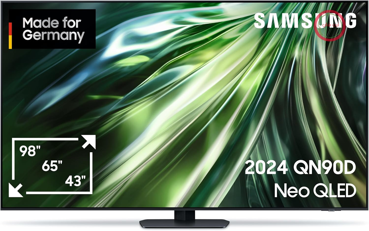 تلویزیون ۶۵ اینچی سامسونگ Neo QLED 4K QN90D، پردازنده هوش مصنوعی Neural Quantum نسل دوم، تلویزیون مینی LED، قابلیت ارتقاء کیفیت تصویر، تلویزیون هوشمند، Dolby Atmos، هاب بازی، مدل GQ65QN90DATXZG آلمانی، ۲۰۲۴