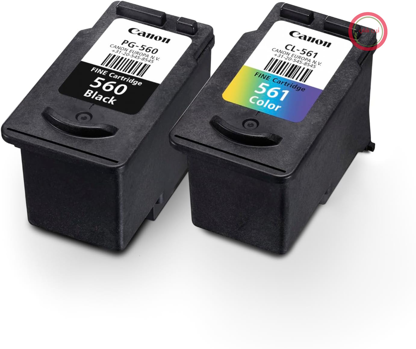 کارتریج‌های جوهر اصلی Canon PG-560 مشکی و CL-561 رنگی - 2 عدد در یک مجموعه، سازگار با چاپگرهای PIXMA، کیفیت چاپ بالا و قابلیت اطمینان بالا