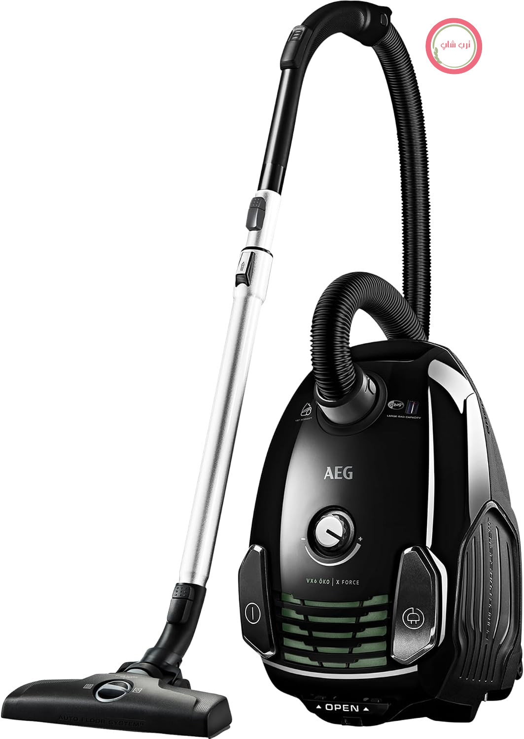 جاروبرقی کیسه‌ای آاگ آلمان AEG VX6-2-ÖKOX مشکی سبز ۸۰۰ وات