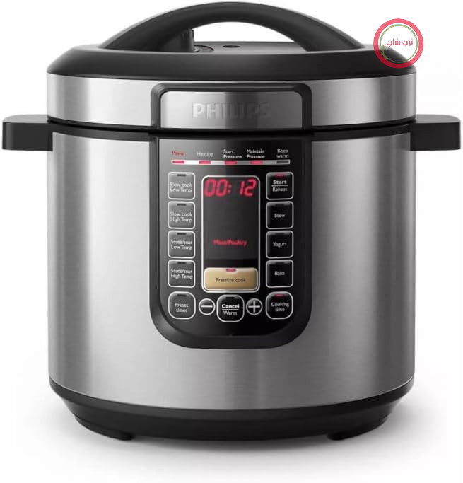 پلوپز چندکاره فیلیپس مدل Viva Collection HD2237/40، 1300 وات، 6 لیتر، نقره‌ای