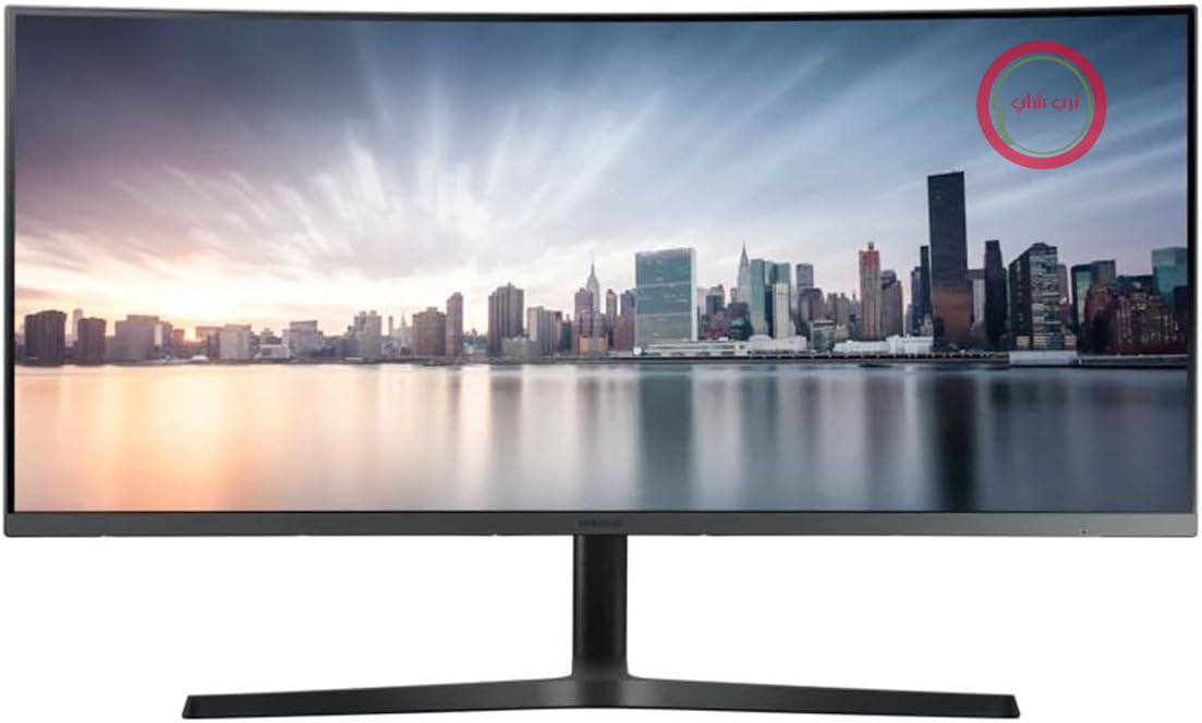 مانیتور تجاری منحنی سامسونگ C34H890WGR، 34 اینچ، پنل VA، وضوح UWQHD، زمان پاسخگویی 4 میلی‌ثانیه، انحنای 1800R، نرخ به‌روزرسانی 100 هرتز، سوئیچ خودکار منبع، مشکی