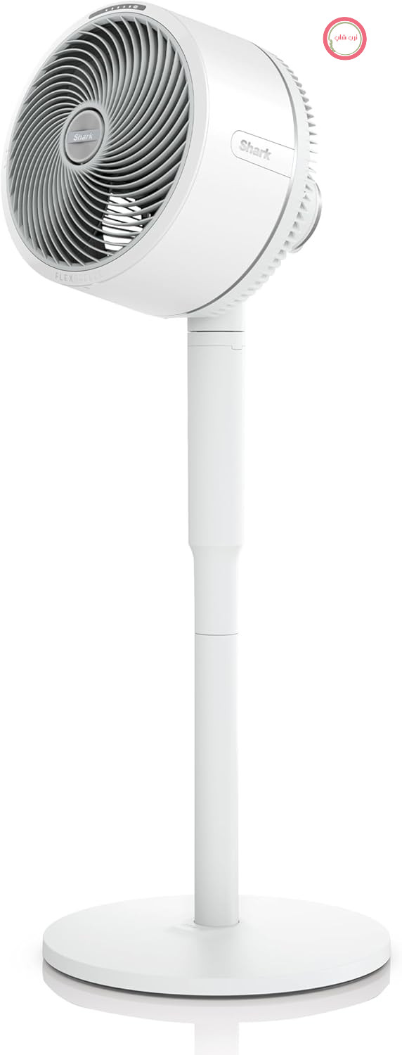 پنکه Shark FlexBreeze، پنکه هیبریدی بی‌صدا (سیمی و بی‌سیم)، قابل حمل، برای استفاده در داخل و خارج از منزل، مقاوم در برابر اشعه ماوراء بنفش و آب، فوق‌العاده قدرتمند، فوق‌العاده بی‌صدا، سفید FA220EU