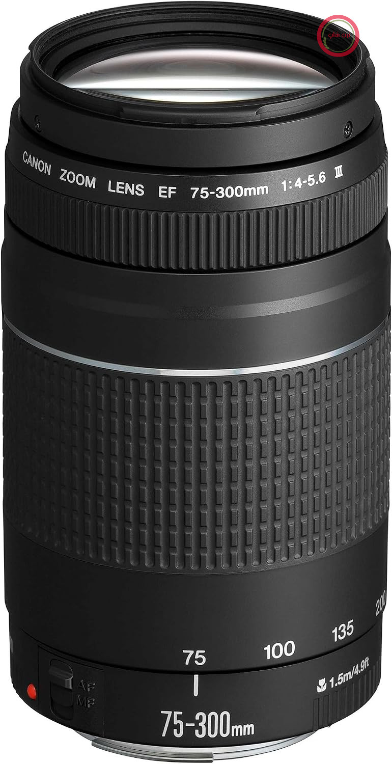 لنز دوربین کانن ژاپن EF 75-300mm F4.0-5.6 III (با دهانه فیلتر ۵۸ میلی‌متر) مشکی