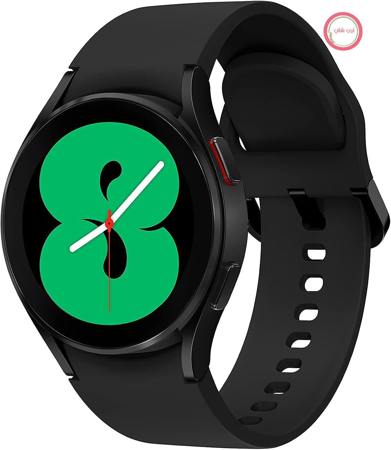سامسونگ گلکسی واچ ۴، ساعت هوشمند بلوتوث گرد، سیستم عامل Wear OS، قاب چرخان، ساعت تناسب اندام، ردیاب تناسب اندام، ۴۰ میلی‌متری، مشکی