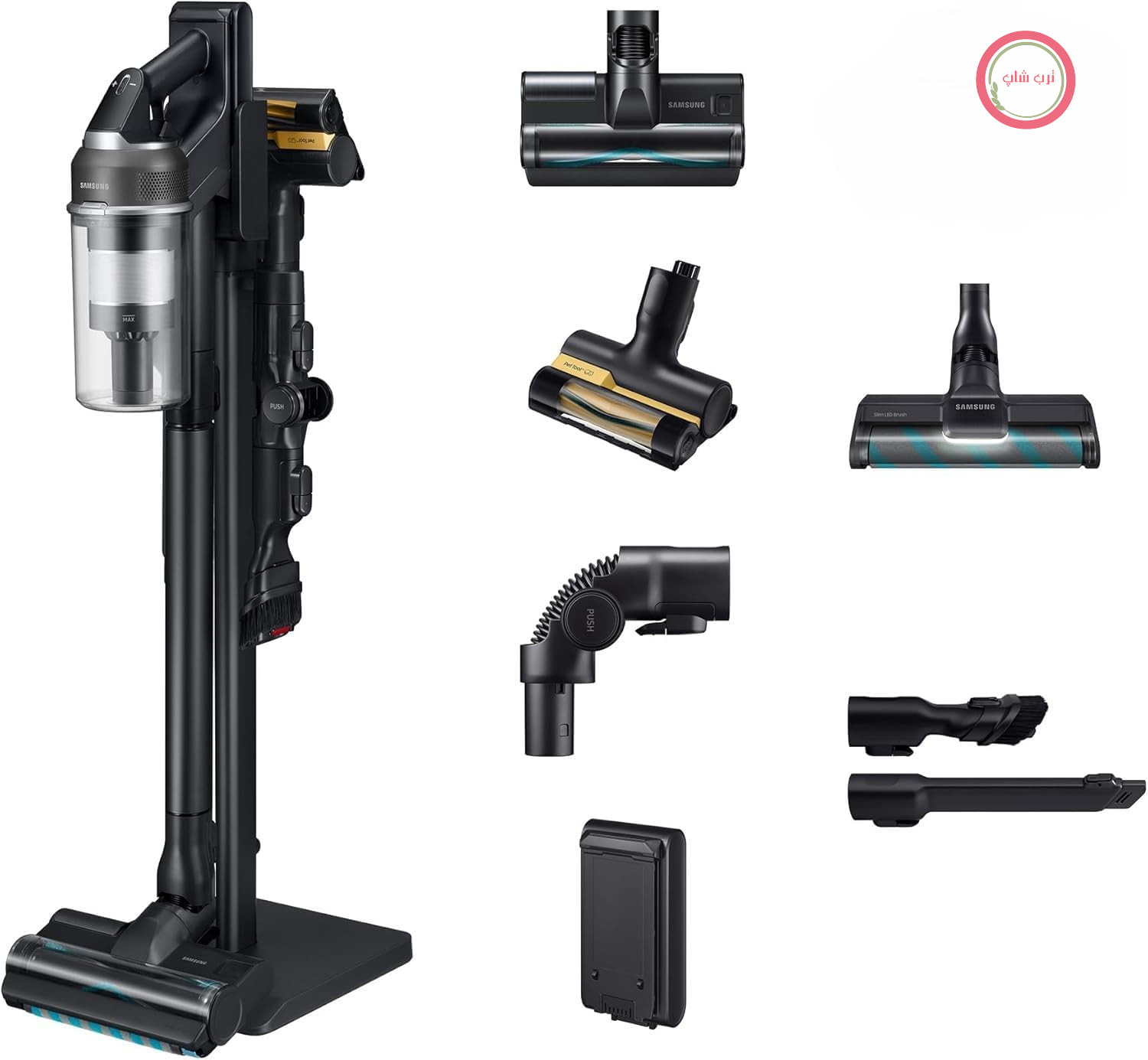 جارو شارژی سامسونگ Samsung مدل VS70H28HFC/WD Jet 95S CompleteClean