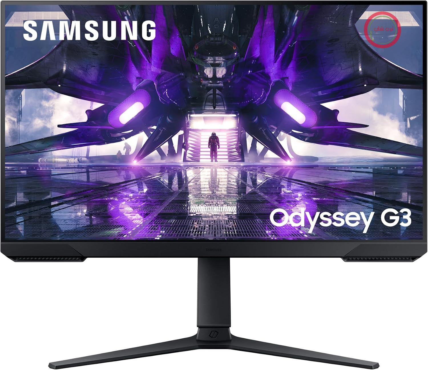 مانیتور گیمینگ سامسونگ اودیسه مدل G3A LS27AG304NR، 27 اینچ، پنل VA، وضوح تصویر Full HD، فناوری AMD FreeSync Premium، زمان پاسخگویی 1 میلی‌ثانیه (MPRT)، نرخ نوسازی 144 هرتز، مشکی
