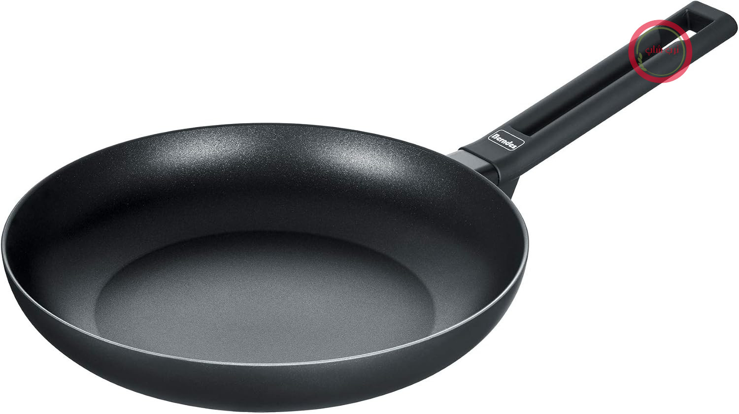 ماهیتابه برندس آلمان 24 سانتی‌متری سازگار با القایی آلومینیومی - ماهیتابه با روکش نچسب، ماهیتابه آلومینیومی چدنی، سازگار با القایی، 100٪ بدون PFOA، ماهیتابه القایی، ظروف نچسب، مشکی
