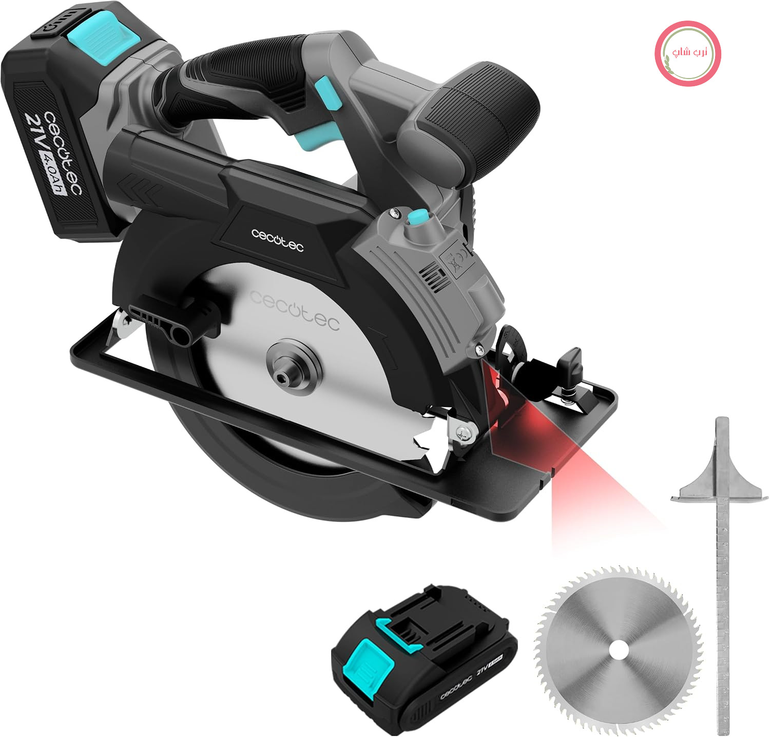اره گرد بر شارژی سکوتک اسپانیا Cecotec DirectPrecision 8000 Vision موتور بدون جاروبک، تیغه اره ۱۶۵
