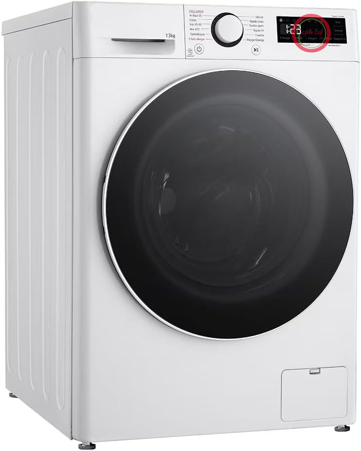 ماشین لباسشویی ال جی مدل 13 کیلوگرم با درب کشویی و موتور 1400 دور در دقیقه - مدل f34r50whs