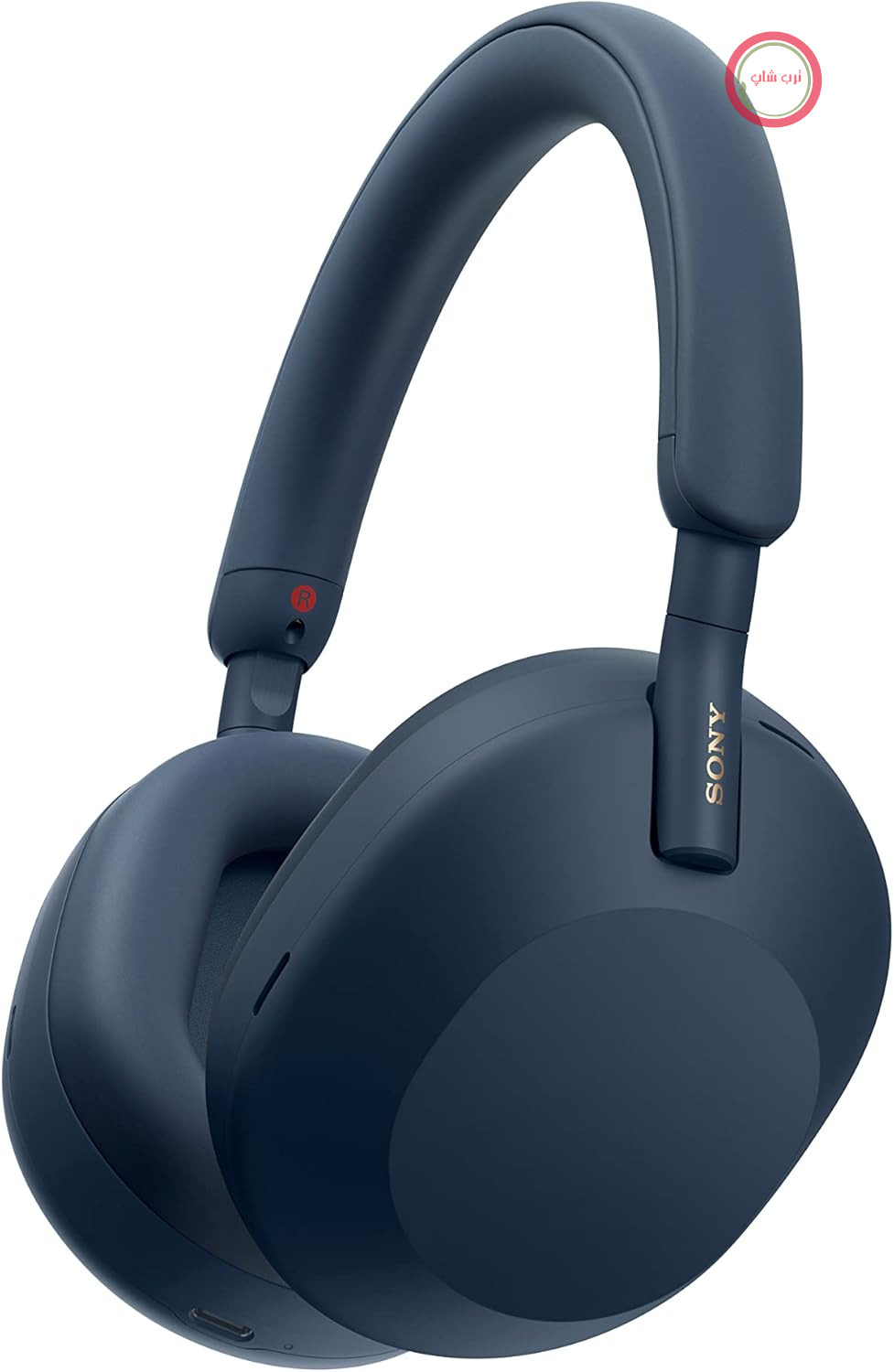 هدفون بی‌سیم روگوشی سونی WH-1000XM5، حذف نویز فعال سطح ممتاز با صدای سه‌بعدی فضایی، حالت شفافیت، تا 30 ساعت عمر باتری، بلوتوث، رنگ آبی تیره