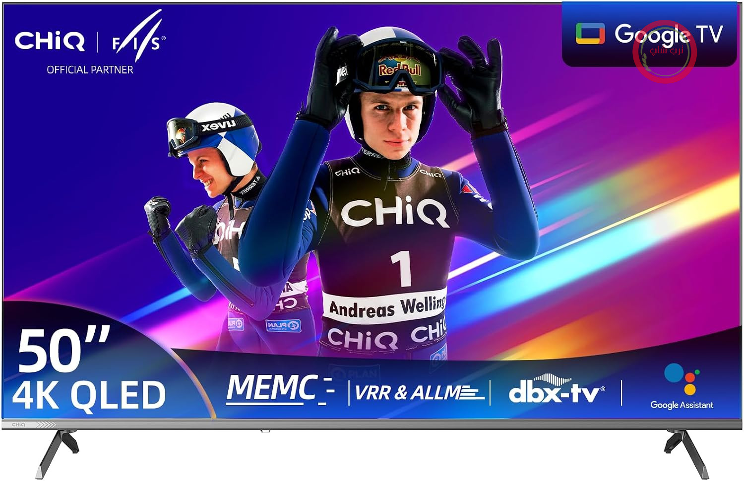 تلویزیون چی‌کیو CHiQ U50QST 50 اینچی 4K UHD QLED Pro TV، Google TV، HDR10