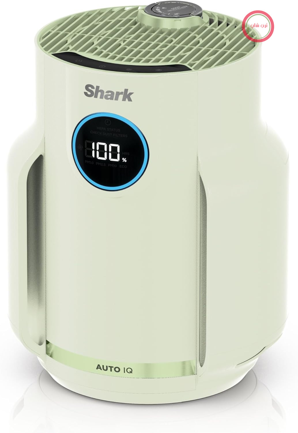 دستگاه تصفیه هوای Shark NeverChange برای افراد مبتلا به آلرژی، پوشش اتاق ۲۳ متر مربع، تا ۵ سال، فیلتر هوای فشرده برای خانه، فیلتر HEPA، ۹۹.۹۷٪ از آلرژن‌ها را جذب می‌کند، بی‌صدا، صفحه نمایش LED، رنگ نعنایی HP072EUGN