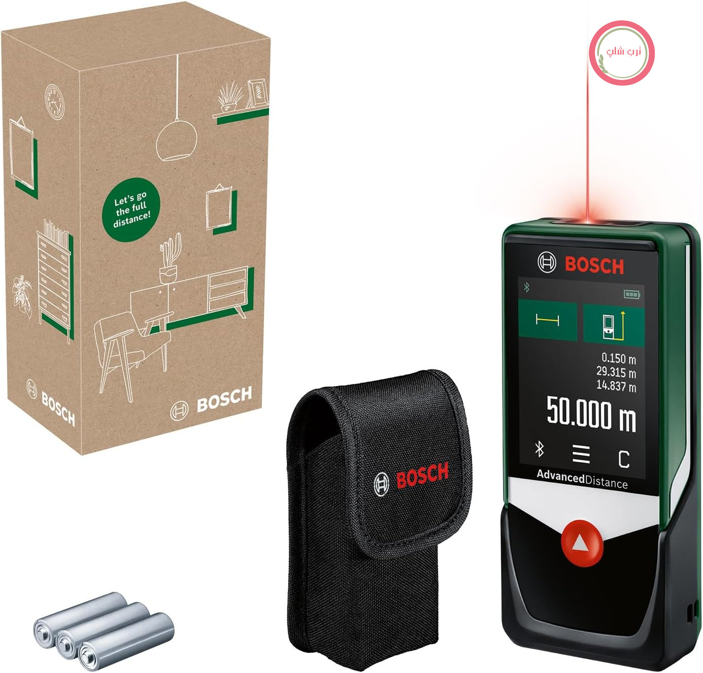متر لیزری بوش آلمان Bosch مدل AdvancedDistance 50C مسافت یاب
