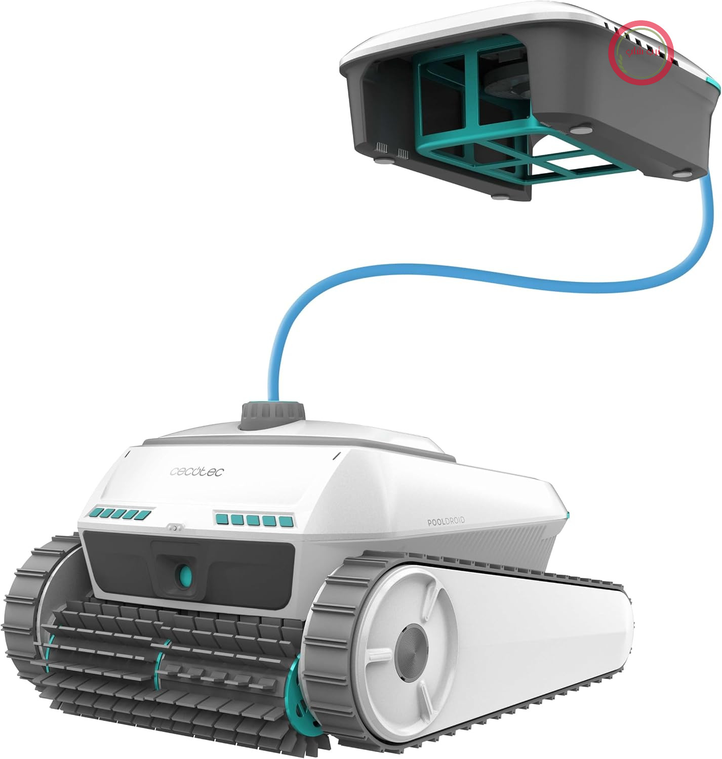 جارو رباتیک استخری سکوتک اسپانیا Cecotec Conga Pooldroid 10000 TotalClean AquaSkater با مساحت ۳۰۰ متر مربع