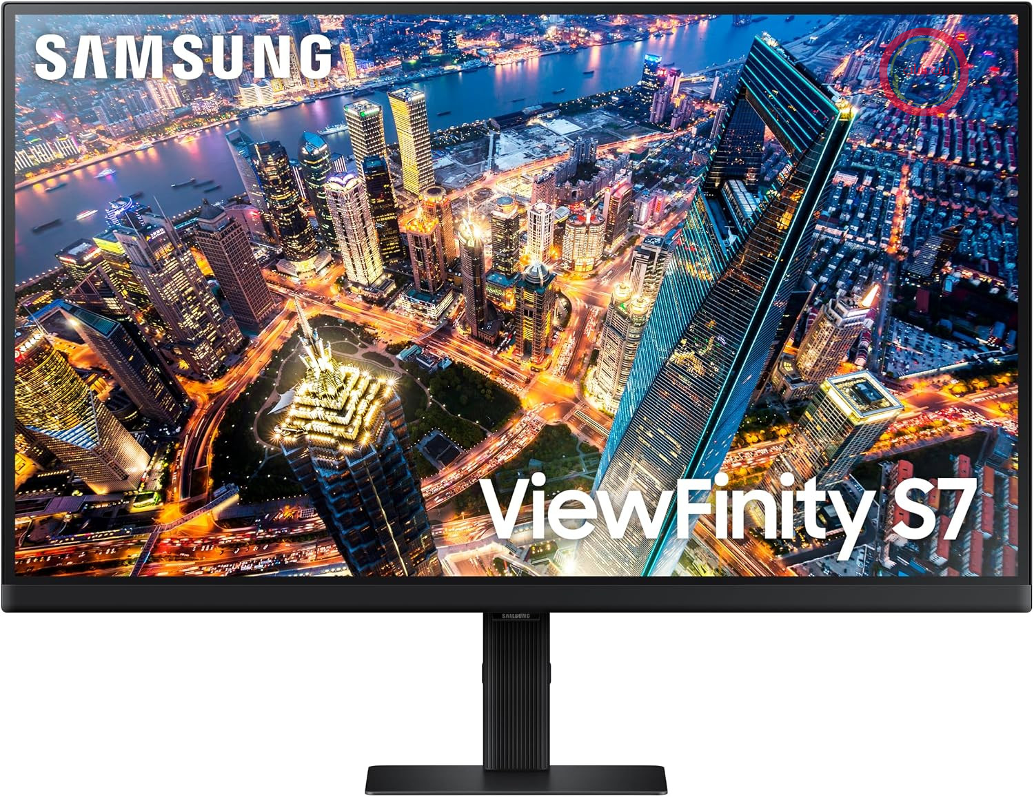 مانیتور سامسونگ ViewFinity S7 S27D702، تخت، ۲۷ اینچ، ۳۸۴۰ در ۲۱۶۰ پیکسل، UHD 4K، HDR10، ۶۰ هرتز، ۵ میلی‌ثانیه، HDMI، DisplayPort، ورودی صدا، Pip، PBP، نصب آسان