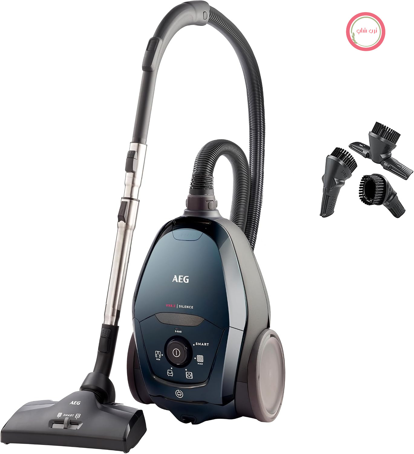 جاروبرقی کیسه‌ای آاگ آلمان AEG VX82-1-2ST رنگ پترولی ۶۰۰ وات