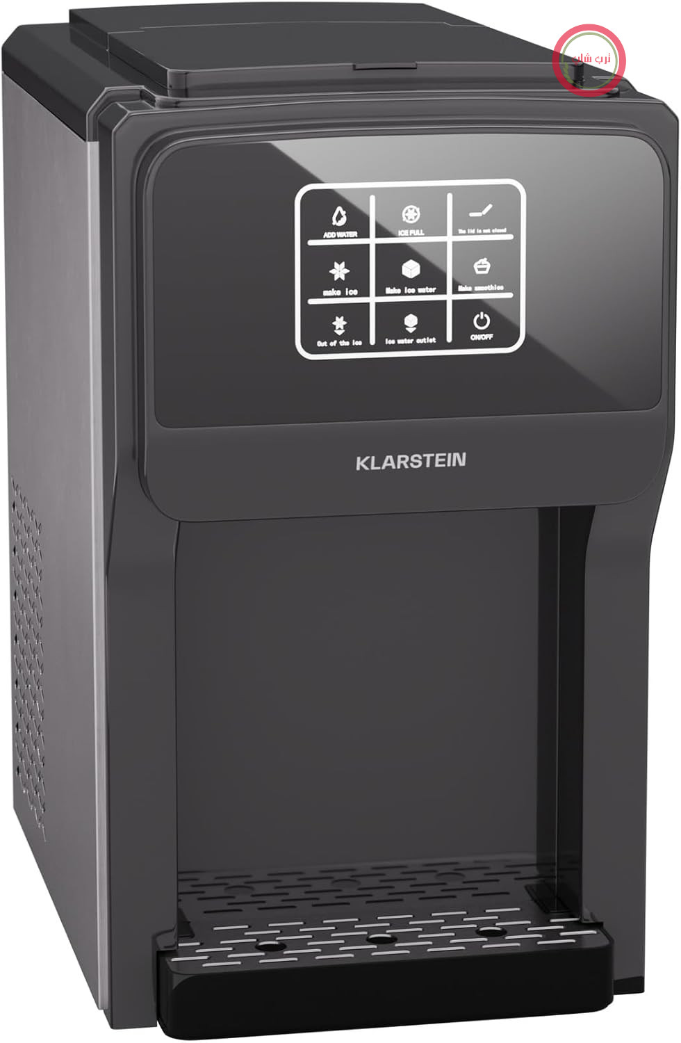 یخ ساز کلاراشتاین آلمان Klarstein ArcticBlend 3in1 تولید ۲۰ کیلوگرم یخ در روز مخزن آب ۶ لیتر خاکستری تیره