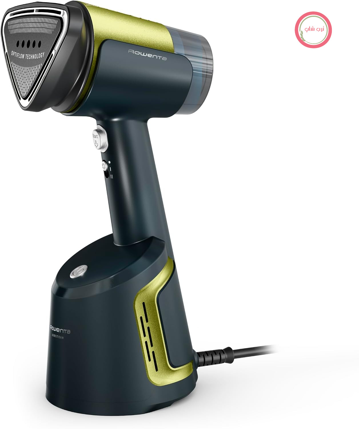 اتو بخارگر روونتا آلمان دستی Rowenta AeroSteam DR9810F0 با فناوری OptiFlow، مخزن 100 میلی‌لیتری، 3 سطح قدرت، نتایج سریع و آسان تنها با یک بار شستشو