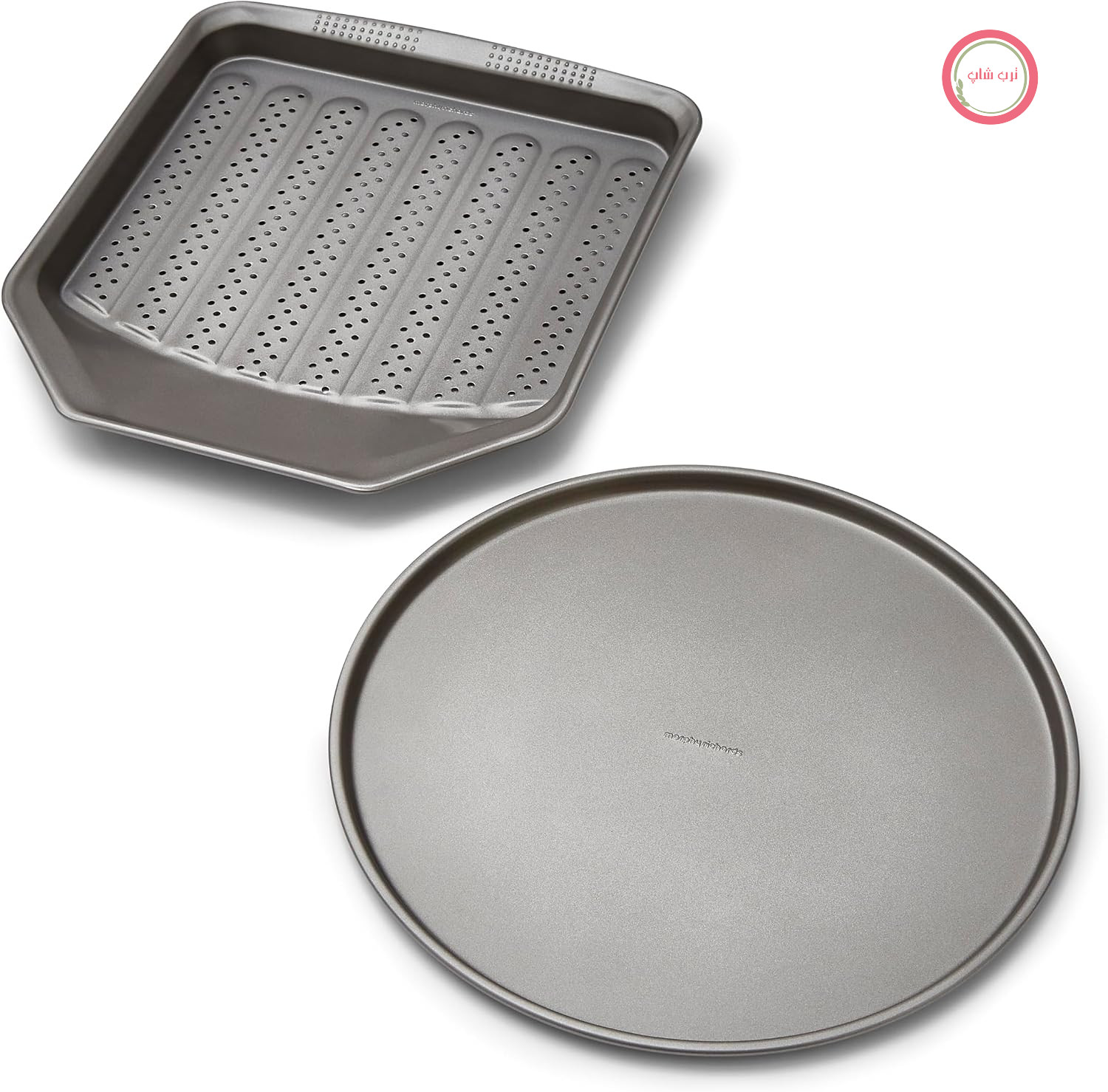 سینی فر پیتزا ترد مورفی ریچاردز انگلستان Morphy Richards ابعاد ۱۴ اینچ، فولاد کربنی مقاوم، روکش نچسب، کف سوراخ‌دار و لبه‌ی قابل ریختن، قابل استفاده در فر و ماشین ظرفشویی، نتایج ترد در هر بار، کد کالا