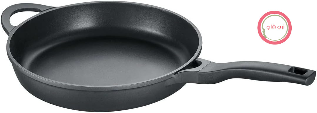 ماهیتابه تخت Berndes Vienna با دسته، 32 سانتی‌متر، روکش نچسب، بدون PFOA، مناسب برای انواع اجاق گاز
