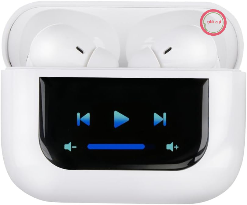 هدفون بی‌سیم GRUNDIG بلوتوث 5.4 - هدفون بلوتوث با میکروفون - داخل گوش با قابلیت حذف نویز - قاب شارژ لمسی با نمایشگر LED و کابل Type-C