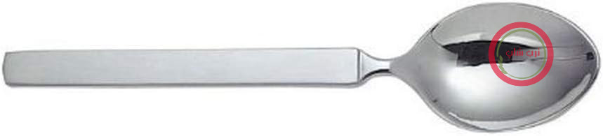 قاشق چای خوری خشک ۶ عددی السی ایتالیا Alessi 6 Stück Teelöffel Dry