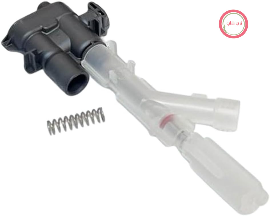 شیر، شیر تخلیه، کوپلینگ برای دستگاه قهوه ساز تمام اتوماتیک سازگار با Miele CM 5200 SilverEdition | دستگاه قهوه ساز، قهوه ساز، قطعات یدکی