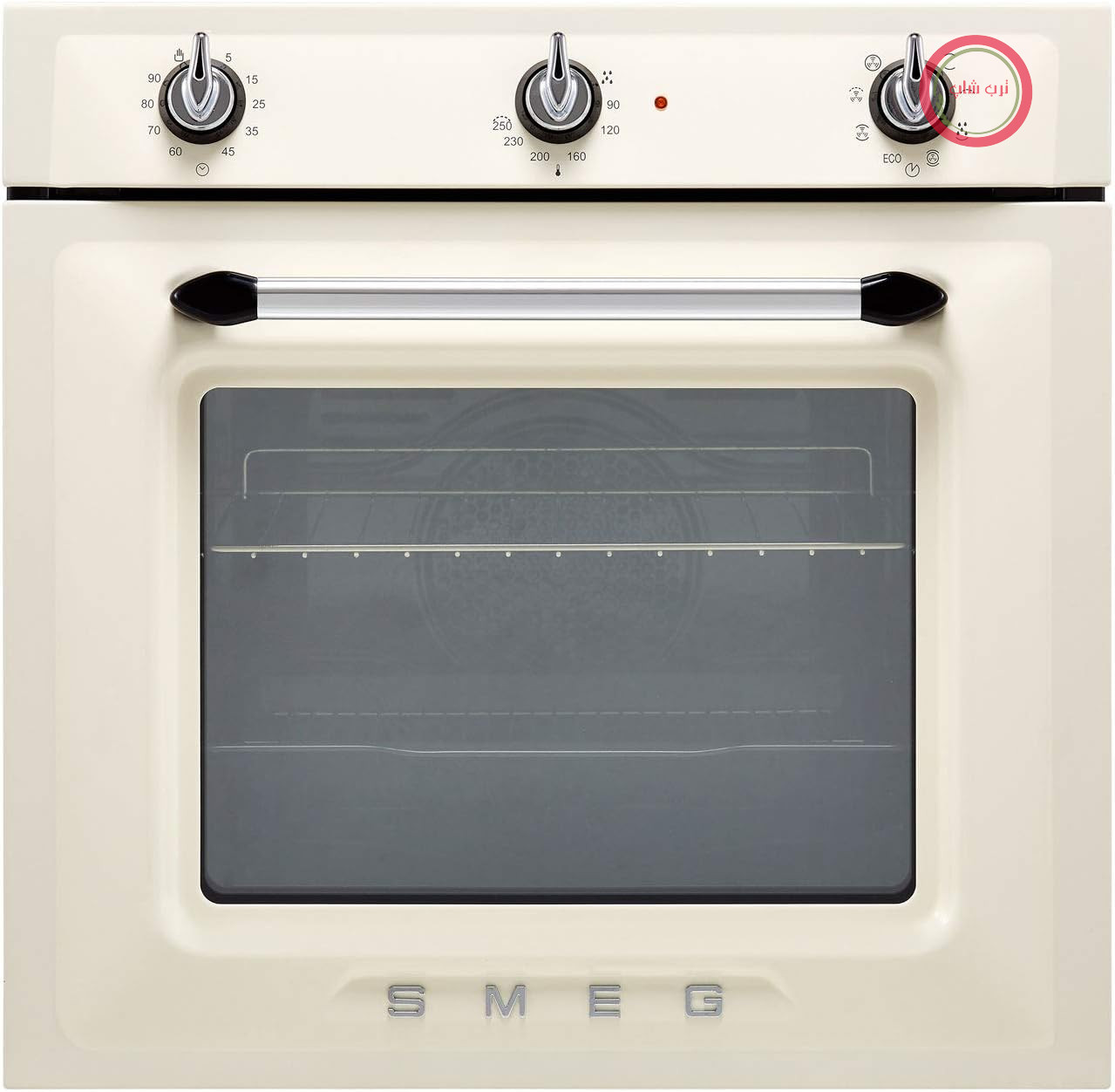 فر توکار SMEG از جنس استیل ضد زنگ SF6905P1 به رنگ کرم