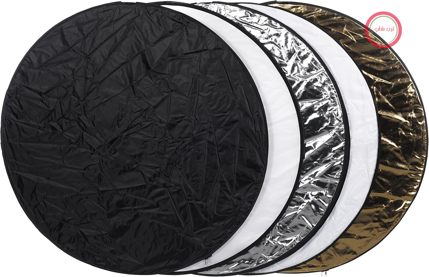 رفلکتور تاشو ۵ کاره استودیویی Bresser F001624 گرد ۶۰ سانتی‌متری