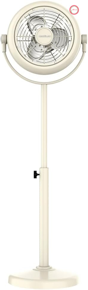 پنکه ایستاده سکوتک اسپانیا Cecotec EnergySilence 250، قطر ۱۰اینچ، دارای ۳ پره آیرودینامیک، قابلیت تنظیم زاویه وزش باد بژ