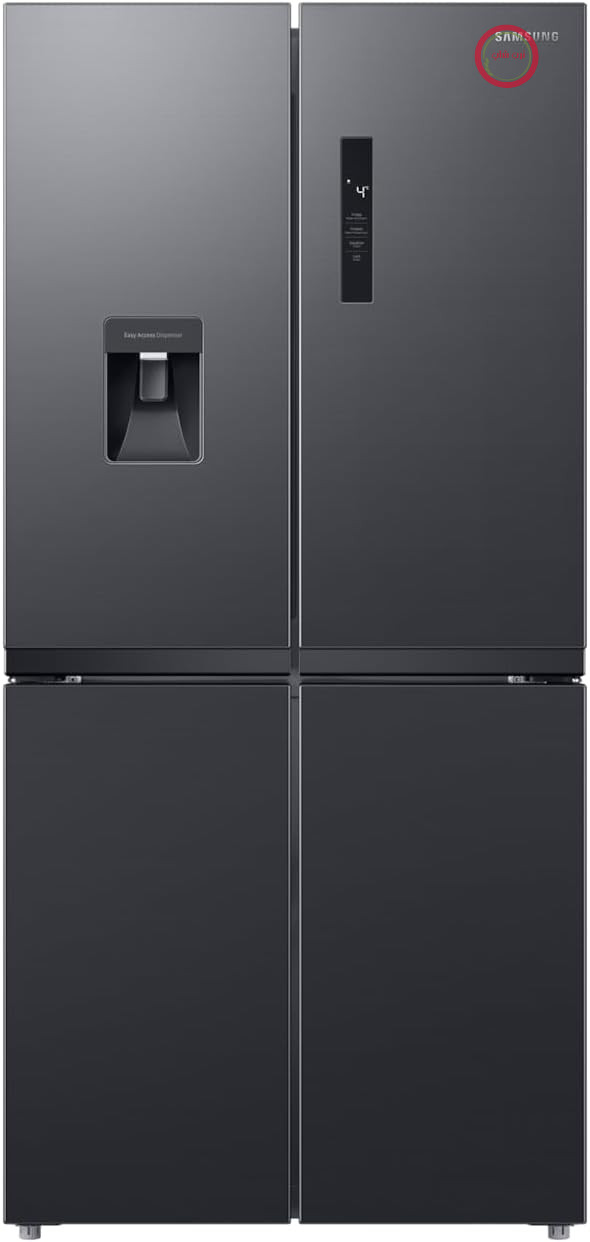 یخچال فریزر ساید بای ساید سامسونگ Samsung سری SLIM RF4000 مدل French Door با سیستم خنک کننده دوگانه Twin Cooling+™، قیمت: EEK