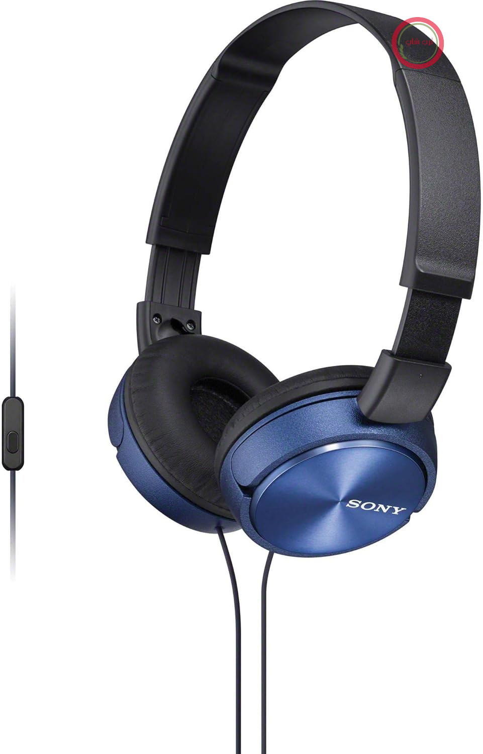 هدفون سونی MDR-ZX310AP (عملکرد هندزفری) با میکروفون، آبی