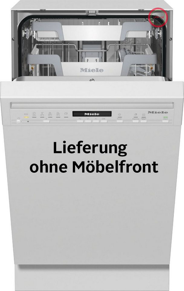 ماشین ظرفشویی نیمه یکپارچه Miele مدل G 5740 SCi SL، ظرفیت 9 نفره