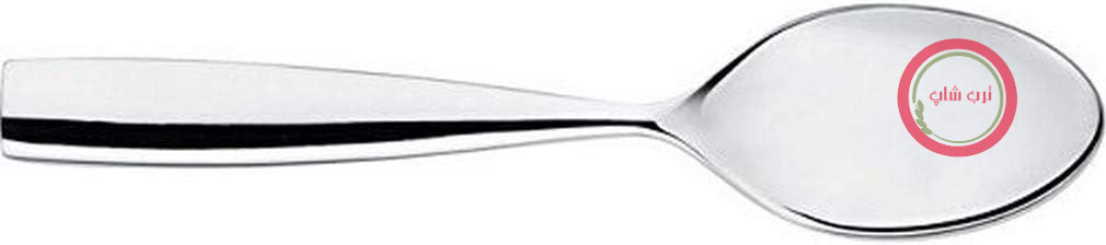 قاشق چایخوری روکش‌دار السی ایتالیا Alessi MW03/7 - استیل ضد زنگ 18/10، جلا داده شده با تزئینات برجسته، 6 عدد