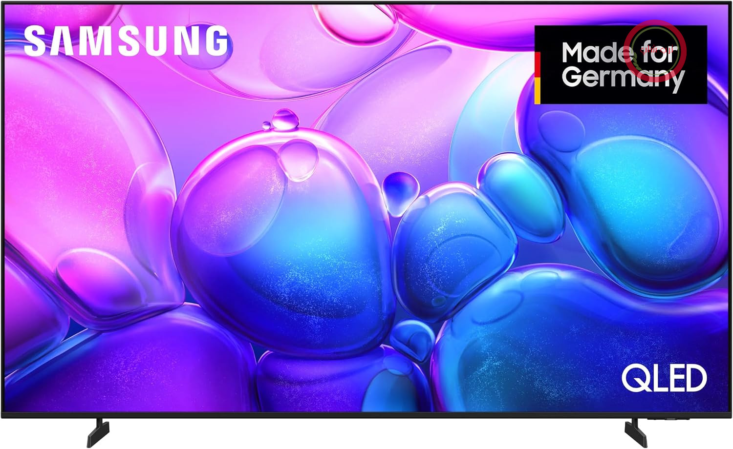 تلویزیون سامسونگ Samsung مدل QLED 4K Q6FA 75 اینچ (189 سانتی‌متر) UHD، حجم رنگ 100٪ برای رنگ‌های غنی، Quantum HDR، ارتقاء کیفیت تصویر به 4K، امنیت Knox، 900 کانال رایگان TV Plus، تلویزیون هوشمند Samsung Vision AI
