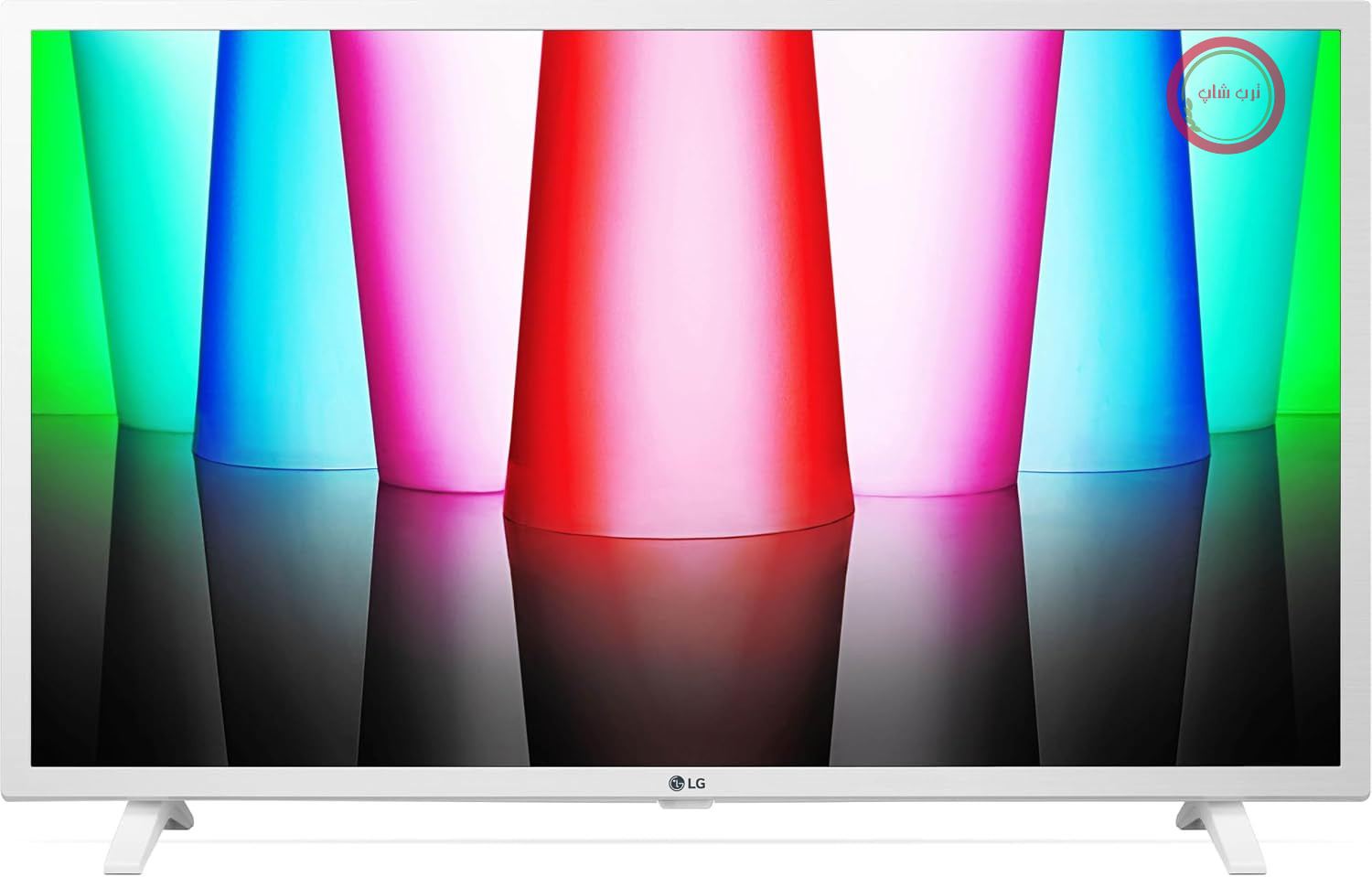 تلویزیون ال سی دی 32 اینچی (1080p FHD، 60 هرتز، تلویزیون هوشمند، سفید) مدل 32LQ63806LC ال‌جی، چند رنگ