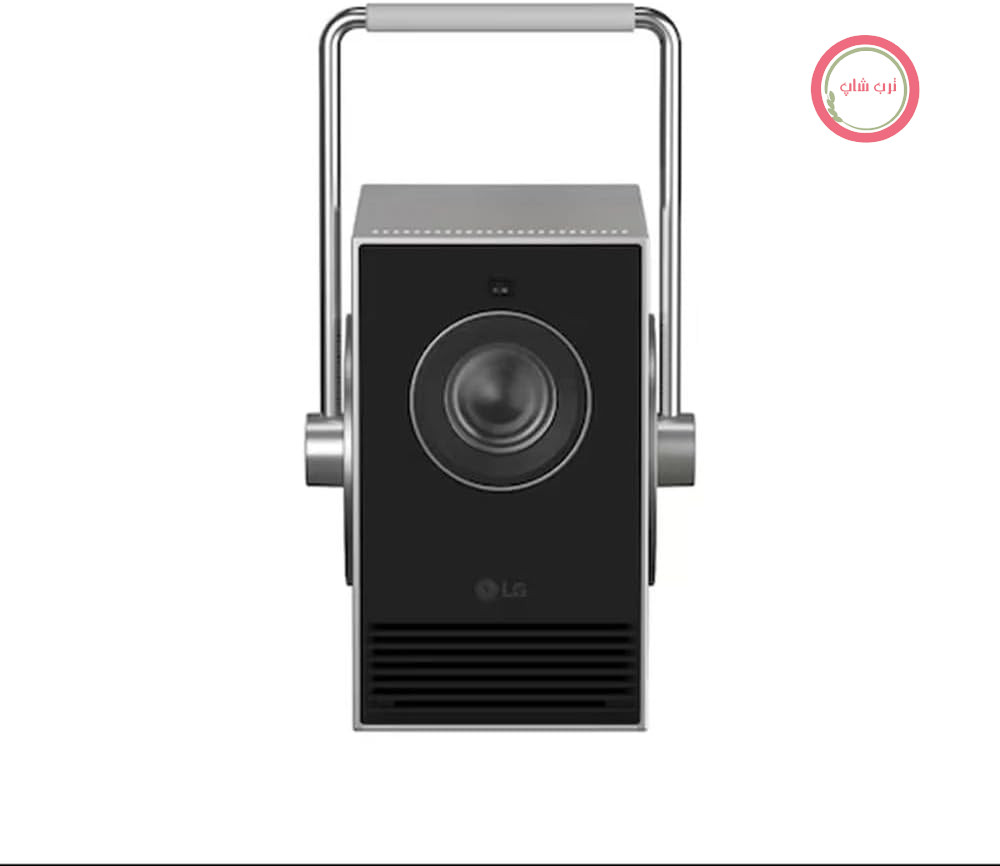 پروژکتور قابل حمل ال‌جی LG CineBeam Q Mini 4K UHD برای استفاده در منزل و فضای باز مدل PU600U با حداکثر قطر تصویر ۱۲۰ اینچ