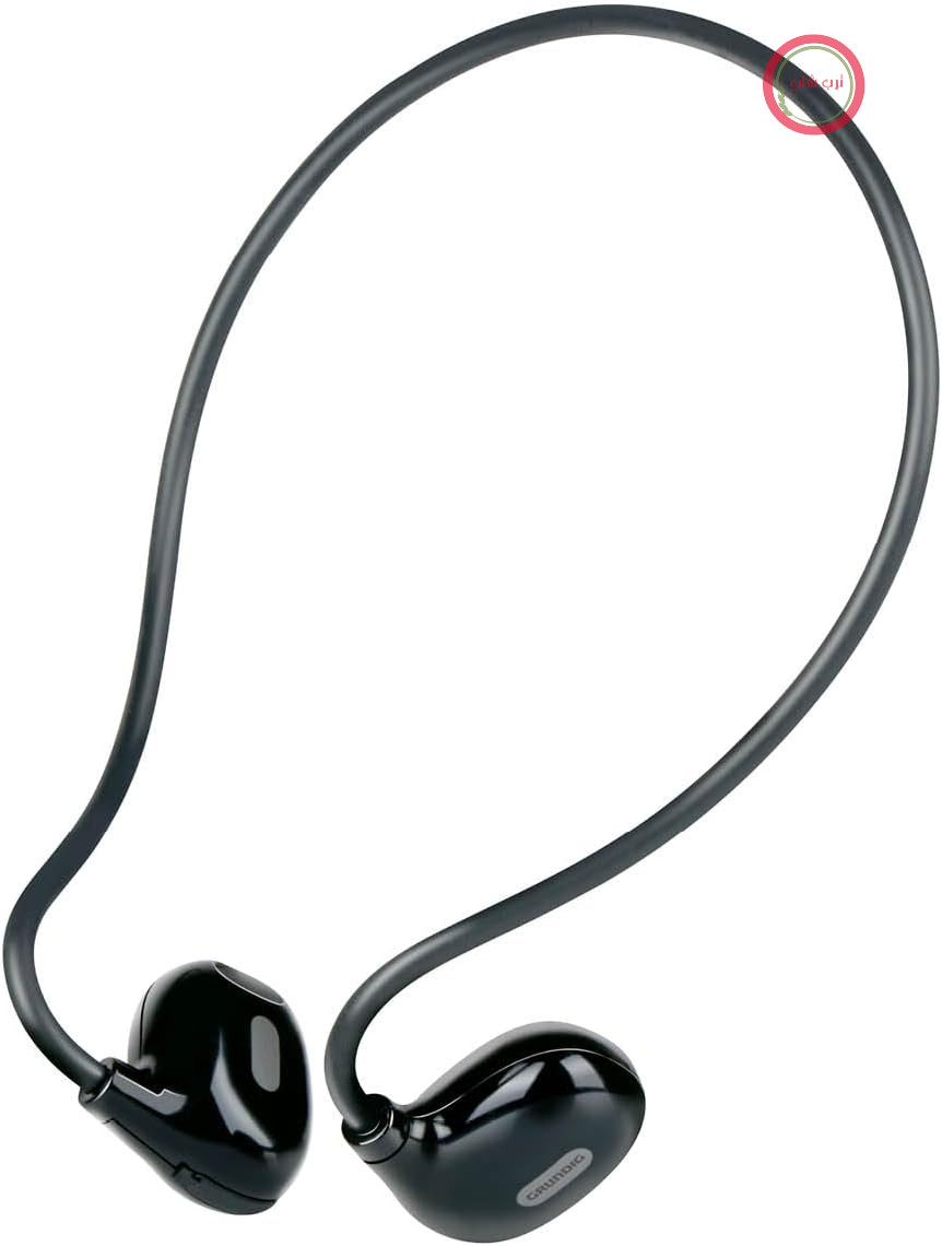 هدفون بلوتوث بی‌سیم Grundig - هدفون بلوتوث داخل گوشی با قابلیت هدایت هوا - ایرباد با میکروفون - 5 ساعت زمان پخش - پورت شارژ USB Type-C - تماس هندزفری