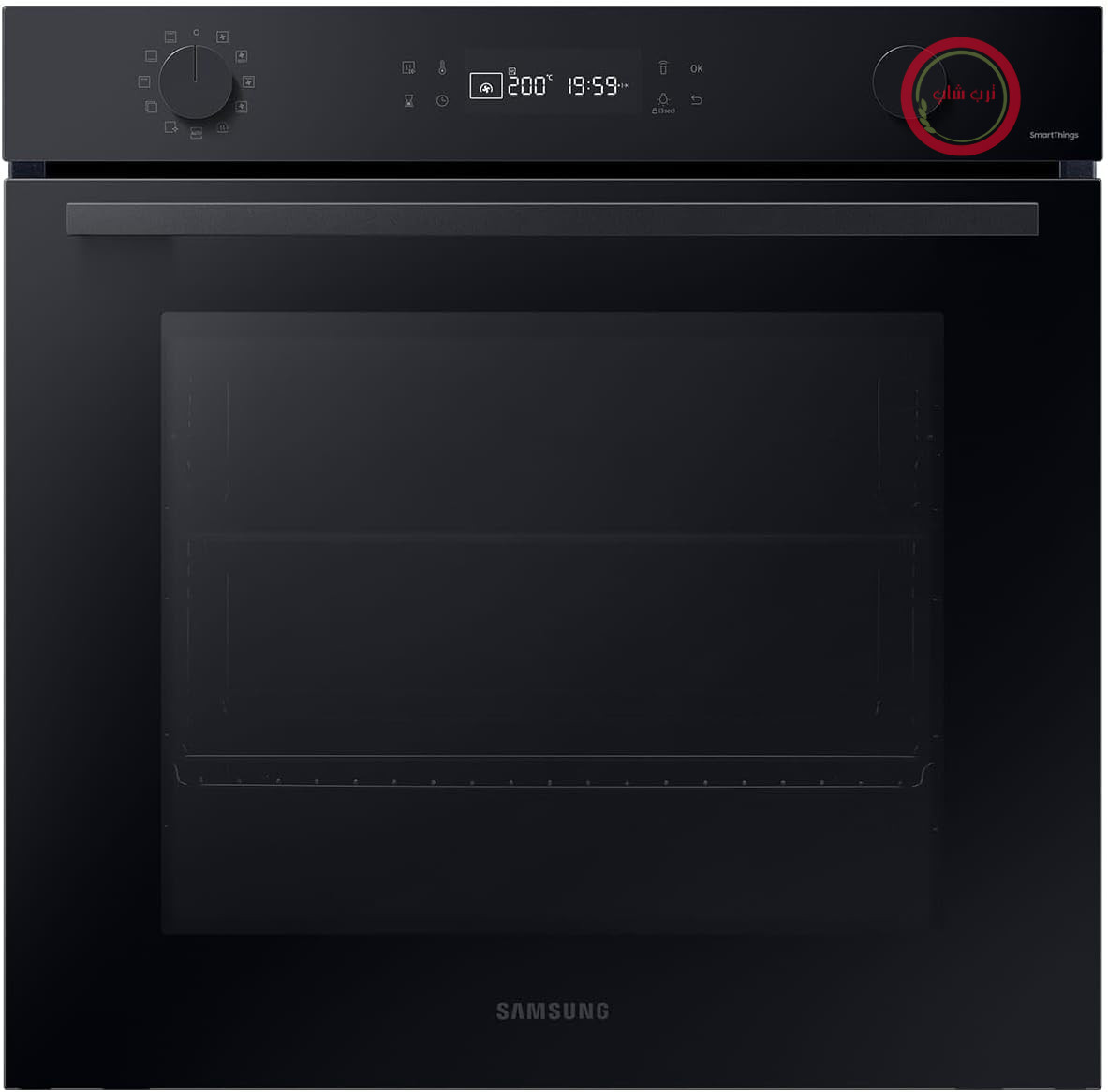 فر توکار سامسونگ Samsung مدل پیرولیتیک NV7B41307AK/U1 شیشه‌ای مشکی - سری 4