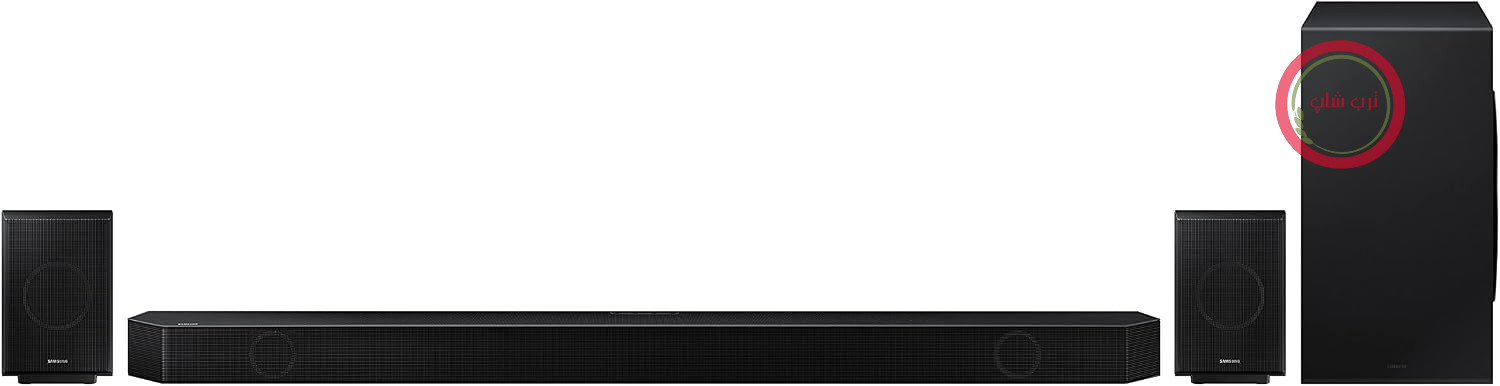 ساندبار سامسونگ Samsung مدل HW-Q995B 11.1.4 کاناله Q-Soundbar (مدل آلمانی)، شامل بلندگوهای عقب، Dolby Atmos/DTS:X بی‌سیم، Q-Symphony [2022]