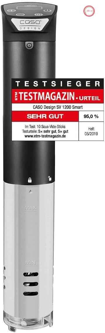 اجاق پخت در خلا سوس‌وید کاسو آلمان (SV 1200 Smart / 1200 Pro Smart) - اجاق گاز Sous Vide، کاملاً ضد آب، Sous Vide Stick