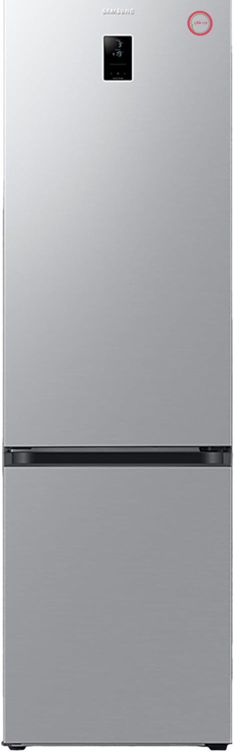 یخچال فریزر ایستاده سامسونگ مدل RB38C676DSA، ترکیبی، استیل ضد زنگ