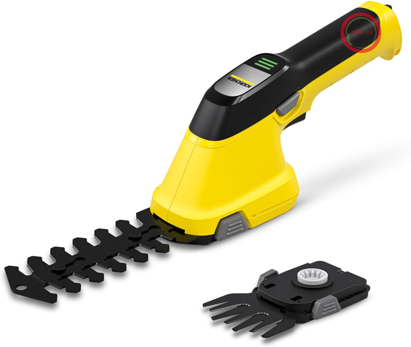 قیچی چمن و شمشاد شارژی کرشر آلمان Kärcher GSH 2 Plus، تیغه 11 سانت، شارژر