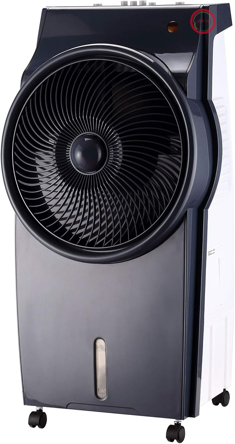 کولر گازی رطوبت ساز خوشبو کننده هوا و فن سینتروکس آلمان 4 کاره Syntrox Germany مدل AC-95W-B، 8 لیتری، مشکی