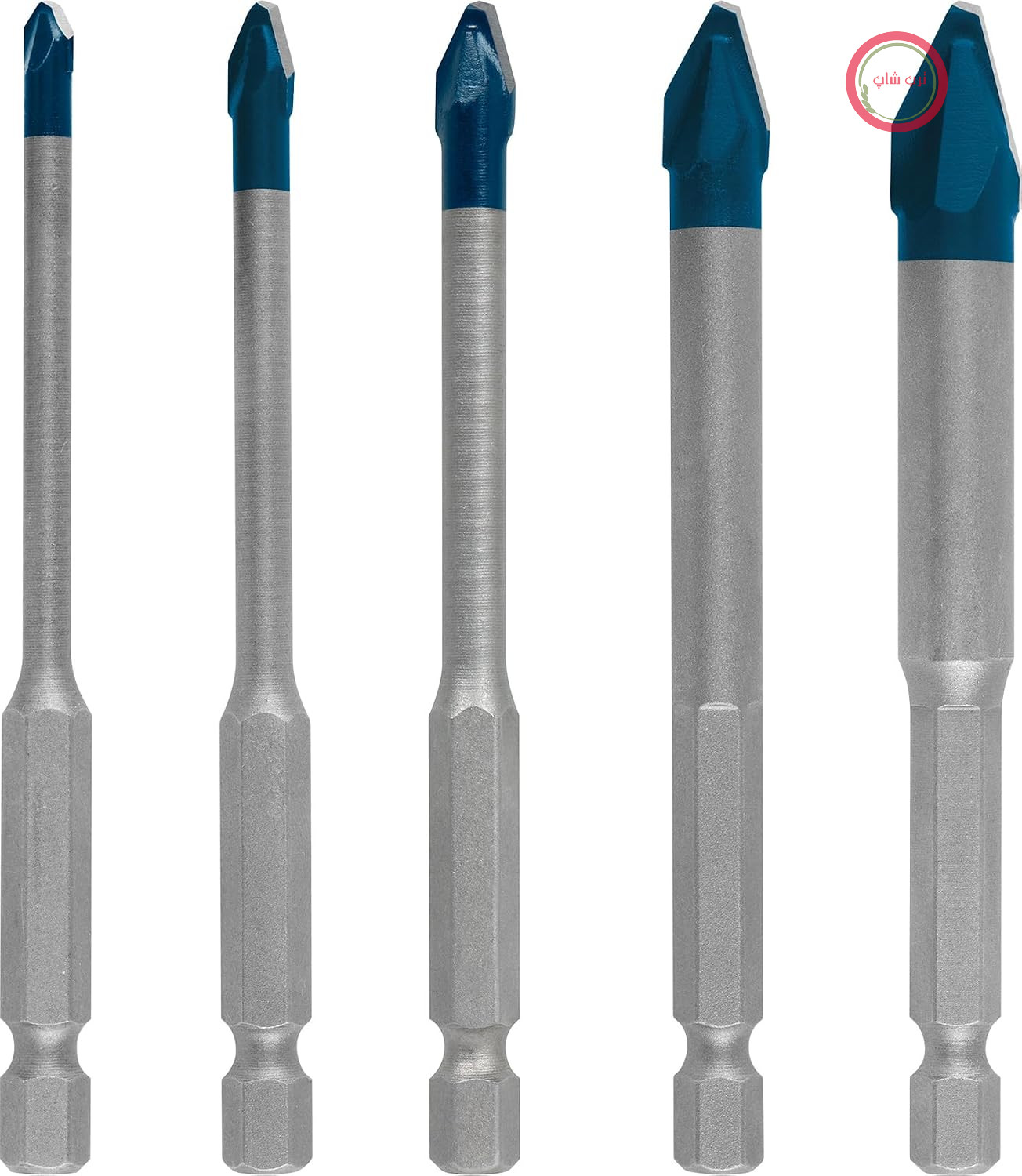 مجموعه مته سرامیکی سخت Bosch Expert HEX - 9، سایز 4/5/6/8/10 × 90 میلی‌متر