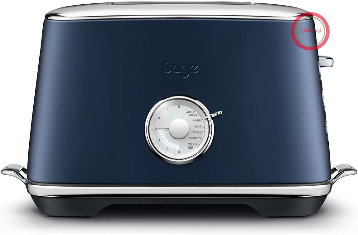 تستر Sage Toast Select Luxe، توستر ۲ تکه، آبی آلو | توستر ۲ تکه با صفحه نمایش شمارش معکوس LED، عملکرد بالابر، ۶ تنظیم، سطح برشته شدن قابل تنظیم، ۸۴۰-۱۰۰۰ وات