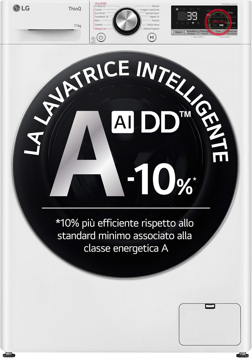 ماشین لباسشویی ال‌جی AI DD F4R7011TSWC