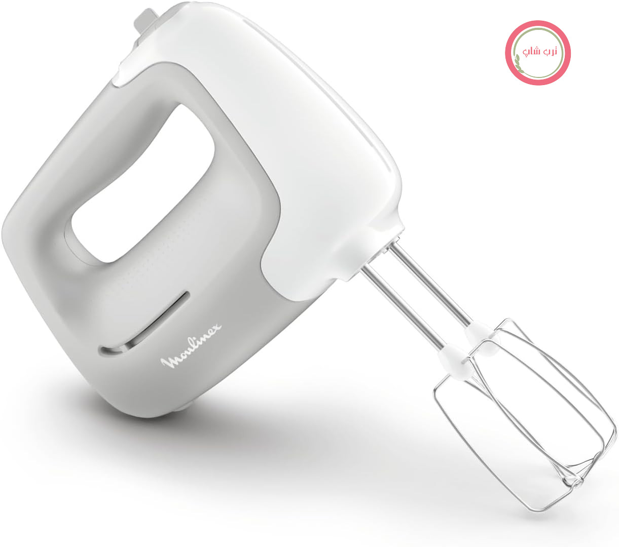 همزن برقی مولینکس فرانسه Moulinex مدل PrepMix HM450B – قدرت ۴۵۰ وات، ۵ سرعت، همراه سری همزن و خمیرزن