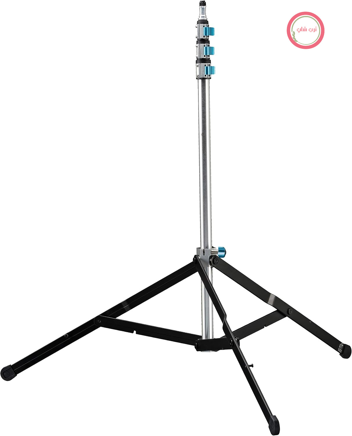 پایه چراغ آلومینیومی مقاوم و پایدار Bresser BR-LS310 PRO، ارتفاع قابل تنظیم از 98.5 تا 310 سانتی‌متر، دارای فنر بادی و آداپتور اسپیگات F004343 | ارتفاع قابل تنظیم از 98.5 تا 310 سانتی‌متر، 4 بخش، ظرفیت بار 3 تا 4 کیلوگرم، اندازه بسته‌بندی 91 سانتی‌متر، آداپتور اسپیگات جهانی